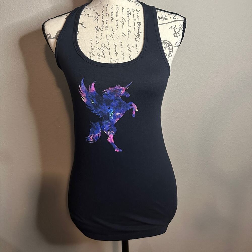 Black Pegasus Tank Top Women’s Size XS